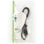 Nedis Stereo-Audio Cable 3.5mm M-3.5mm F 1.0m BK