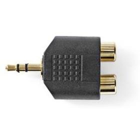 Nedis Stereo Audio Adapter 3.5mm M-2X RCA F 10 Pieces BK