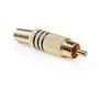 Nedis RCA-Connector RCA M-10 Pieces BK