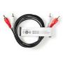 Nedis Stereo Audio Cable 2X RCA M-2X RCA M 1.5m BK
