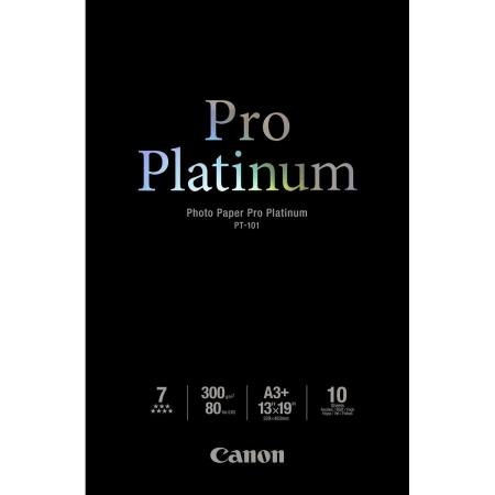 Canon PT-101 Pro Platinum Photo Paper 300G/M2 A3+ 10VEL