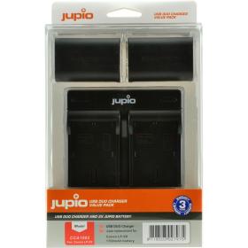 Jupio Kit: 2X Battery LP-E6 1700mAh + USB Dual Charger