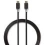 Nedis USB 3.1 Cable (GEN1) Type-C M - Type-C M 1.0m GY