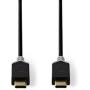 Nedis USB 3.1 Cable (GEN1) Type-C M - Type-C M 1.0m GY