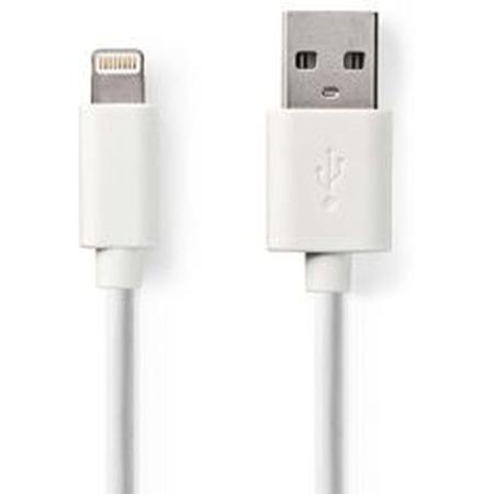Nedis SYNC And Charge-Cable Apple Lightning-USB-A M 3.0m WH