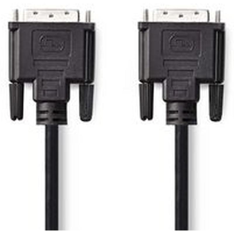 Nedis DVI-Cable DVI-D 24+1-PINS M - DVI-D 24+1-PINS M 10m BK