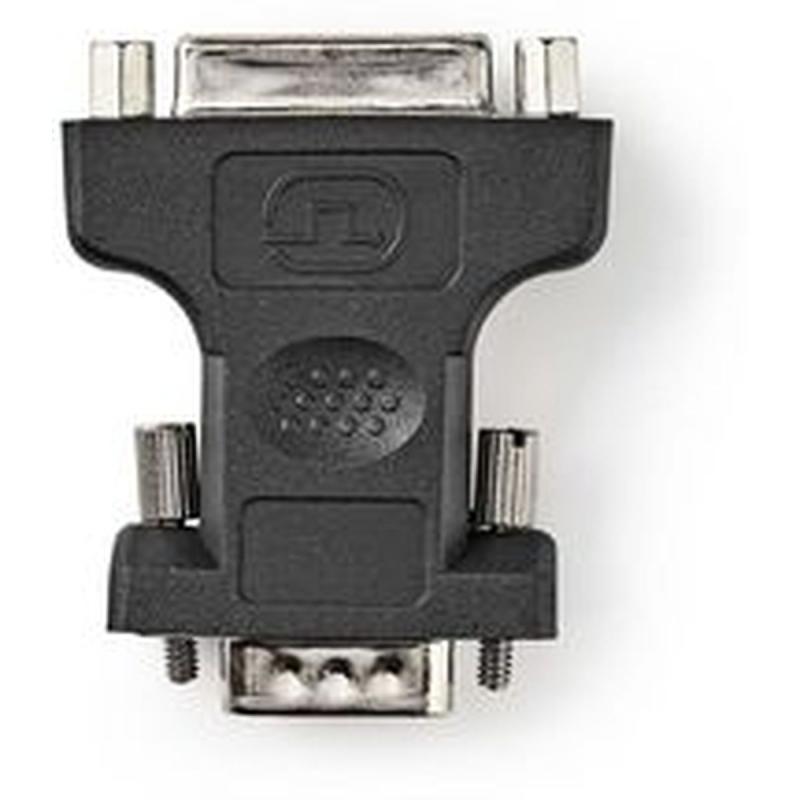 Nedis VGA-DVI-Adapter VGA M-DVI-I 24 + 5-PINS F BK