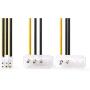 Nedis Interne PWR Cord 2X Molex M-PCI Express F 0.15m Div