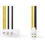 Nedis Interne Power Cable P4M-MOLEX M 0.15m Diverse
