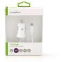 Nedis Auto-Charger 2.4 A Vaste Cable Micro-USB WH