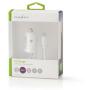 Nedis Auto-Charger 2.4 A Vaste Cable Micro-USB WH