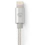 Nedis Data Cable Apple Lightning 8-PINS M-USB A M 3m Alu