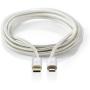 Nedis Cable USB 2.0 Type-C M - Micro-B M 2.0m Aluminium