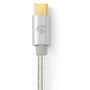 Nedis Cable USB 2.0 Type-C M - Micro-B M 2.0m Aluminium