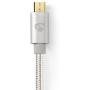 Nedis Cable USB 2.0 Type-C M - Micro-B M 2.0m Aluminium