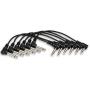 Hosa CFS-606 Guitar Patch Cable Molded R-ANG To S 6IN 6 PC