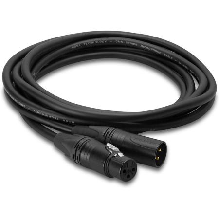 Hosa CMK-010AU Edge Mic Cable Neutrik XLR3F To XLR3M 10FT