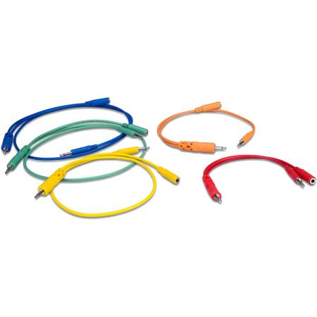 Hosa CMM 500Y Mix Hopscotch Patch Cables 5 pcs Var Lengths