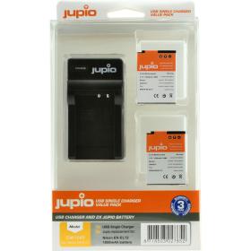 Jupio Kit: 2X Battery EN-EL12 + USB Single Charger