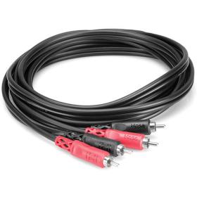 Hosa CRA-202 Stereo Interconnect Dual RCA To Same 2 M