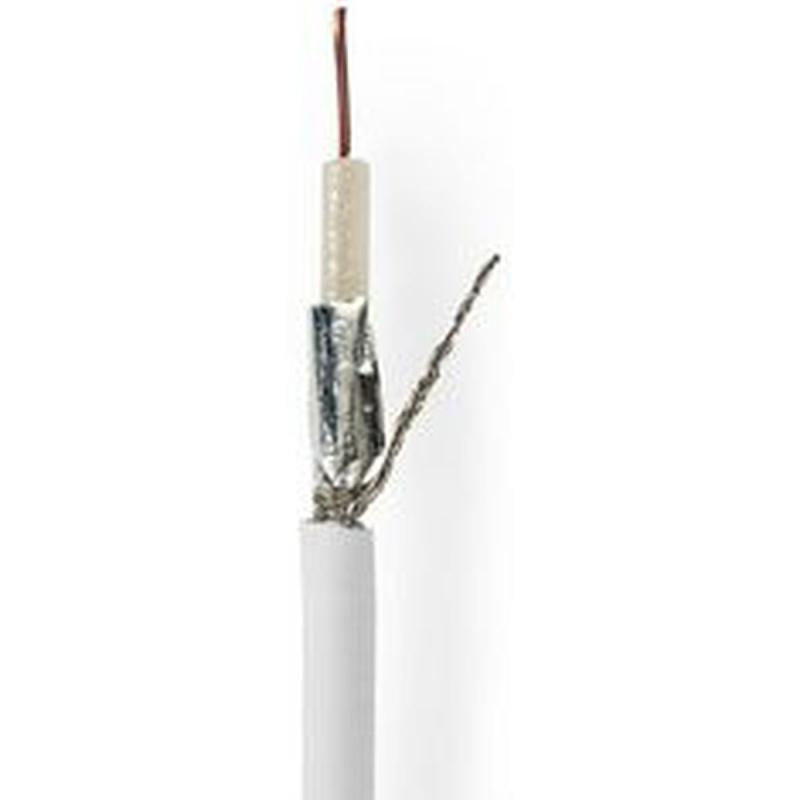 Nedis Coaxial Cable Coax 9 (Koka 799) 25.0m Giftbox WH