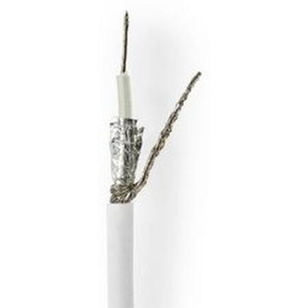 Nedis Coaxial Cable RG58CU 50.0m Giftbox WH