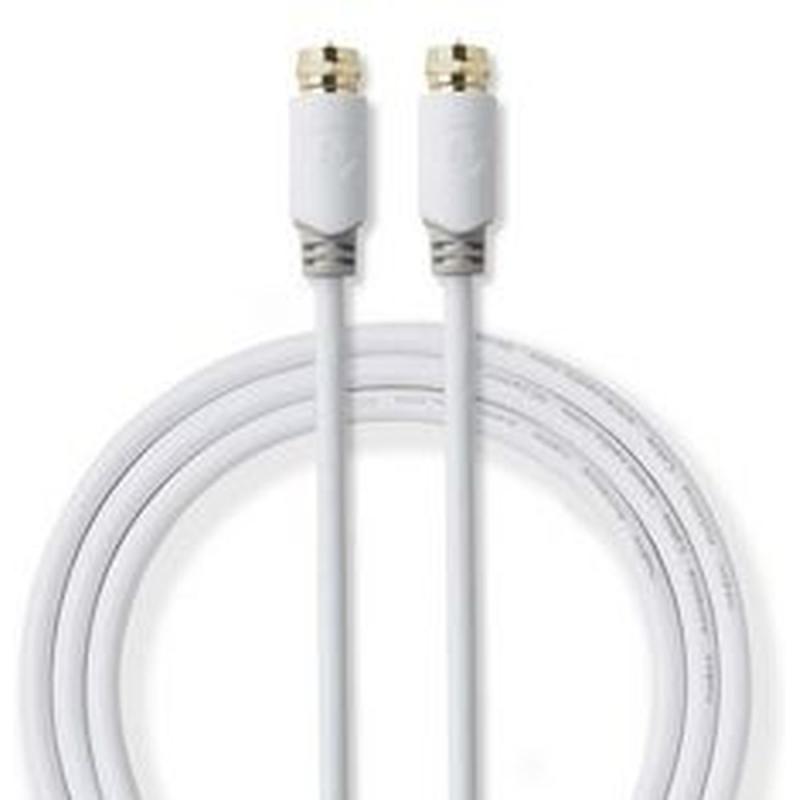 Nedis Satellite-/antenna Cable F M - F M 5.0m White