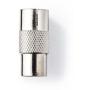 Nedis Coaxadapter IEC (Coax) M-IEC (Coax) F Metal