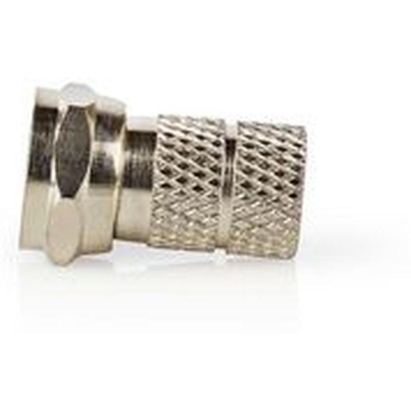 Nedis F-Connector M-FOR 5.5mm Cables 5 Pieces Metal