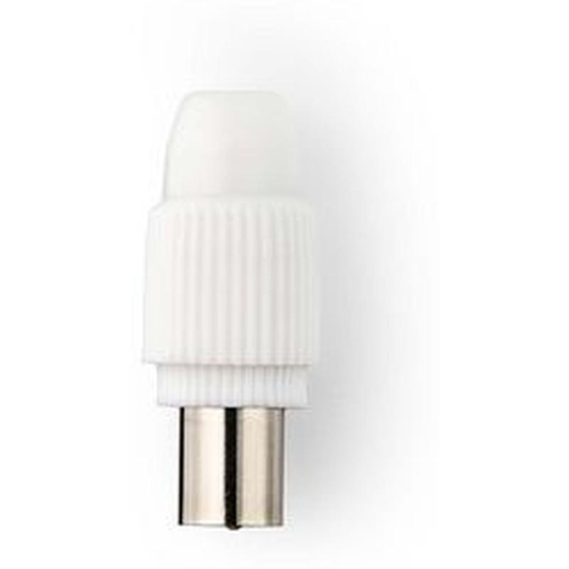 Nedis IEC (Coax)-Connector M-2 Pieces WH