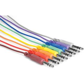 Hosa CSS-830 Balanced Patch Cables 1/4 In TRS To Same 1 FT