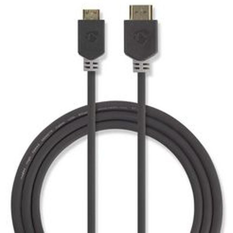 Nedis High Speed HDMI-CBL HDMI-Conn-HDMI-Mini-Conn 2m GY