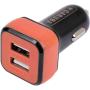 Caruba Duo USB Car Charger 4.8 Amp Black/Red