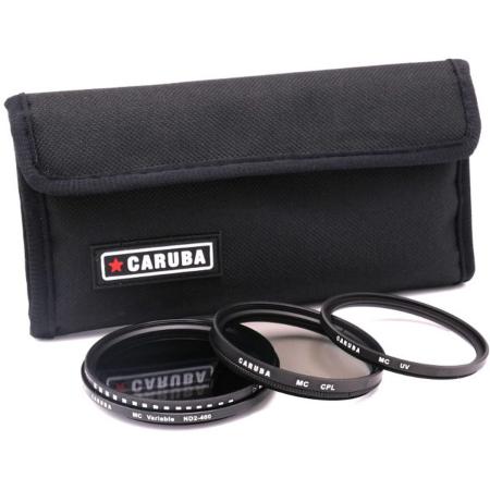 Caruba UV + CPL + Variable ND2 400 Kit 62mm