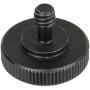 Caruba Adapterschroef 1/4&amp;quot;M - 1/4&amp;quot;F w/ Metalen Grip - Black