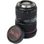 Caruba Writable Rear Lens Cap Kit Canon (4 Pieces)