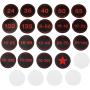 Caruba Writable Rear Lens Cap Kit Canon (4 Pieces)