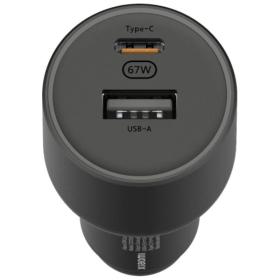 Cargador de Coche Xiaomi 67W USB-A Tipo-C/ 1xUSB-A/ 1xUSB Tipo-C/ 2A/ 6A