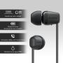 Auriculares Inalámbrico Intrauditivos Sony WI-C100/ con Micrófono/ Bluetooth/ Negros