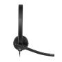 Auricular Logitech H570E/ con Micrófono/ USB/ Negro
