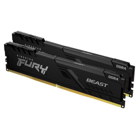 Memoria RAM Kingston FURY Beast 2 x 16GB/ DDR4/ 3200MHz/ 1.35V/ CL16/ DIMM