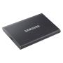 Disco Externo SSD Samsung Portable T7 1TB/ USB 3.2/ Gris