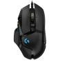 Ratón Gaming Logitech G502 Hero/ Hasta 25600 DPI/ Negro