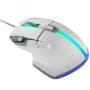 Ratón Gaming Mars Gaming MM-XT/ Hasta 12800DPI/ Blanco