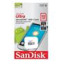 Tarjeta de Memoria SanDisk Ultra 32GB microSD HC con Adaptador/ Clase 10/ 100MB/s