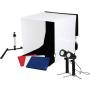 Caruba Portable Fotostudio w/ Losse LED Lampen 60x60x60cm