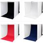 Caruba Portable Fotostudio w/ Losse LED Lampen 60x60x60cm