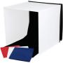 Caruba Portable Fotostudio w/ Losse LED Lampen 60x60x60cm