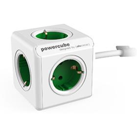 Allocacoc PowerCube Extended Green 1.5m Cable