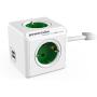 Allocacoc PowerCube Extended USB Green 1.5m Cable